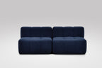 2-Piece Modular Sofa – Blue-1