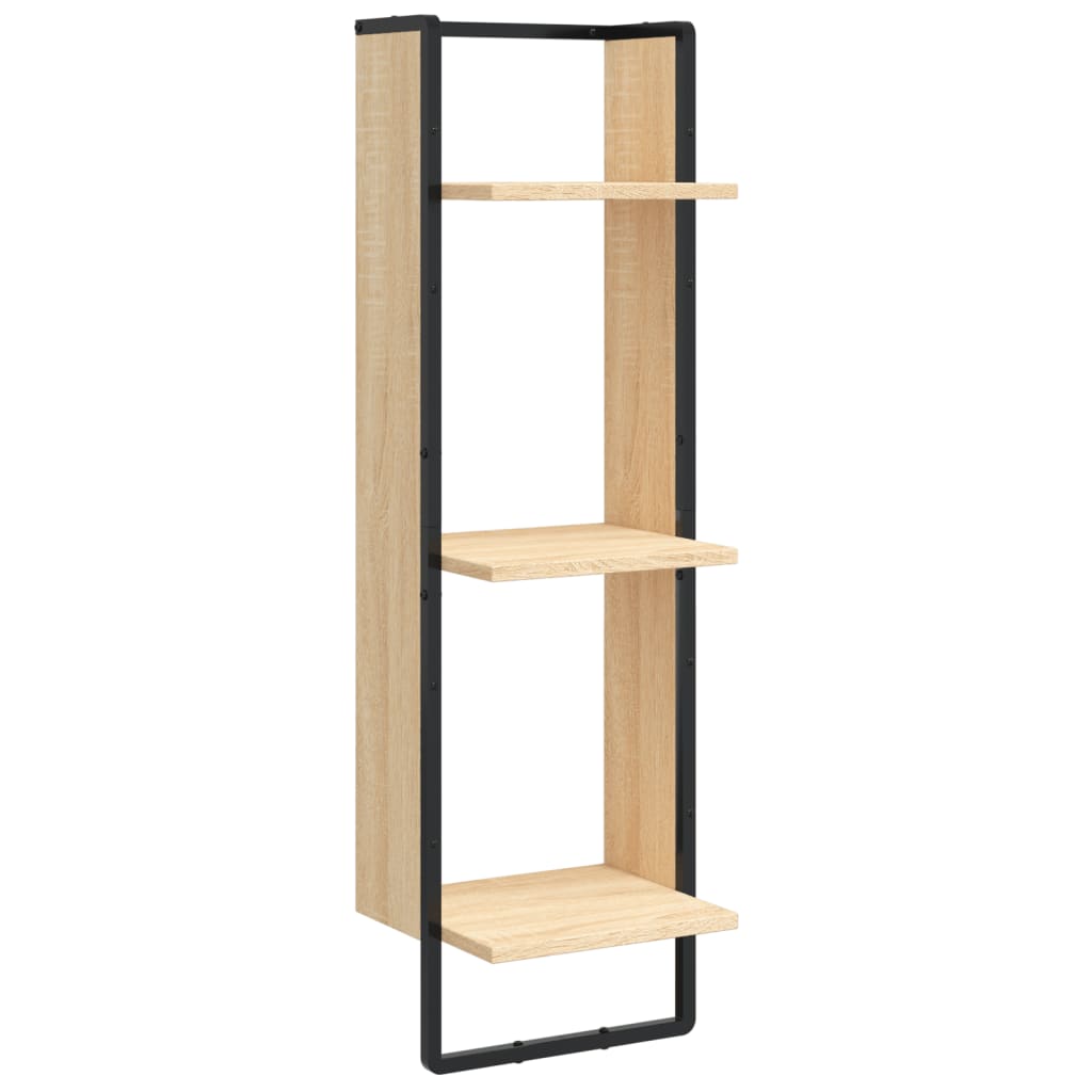 Wandrek 3-Laags Sonoma Eiken – 100 cm