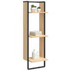 Wandrek 3-Laags Sonoma Eiken – 100 cm