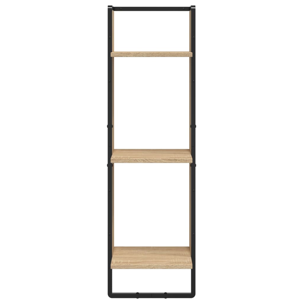 Wandrek 3-Laags Sonoma Eiken – 100 cm