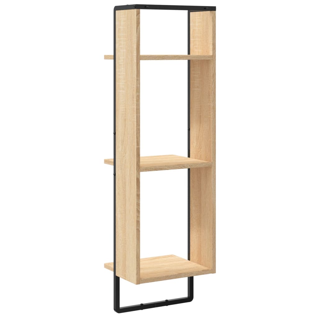 Wandrek 3-Laags Sonoma Eiken – 100 cm