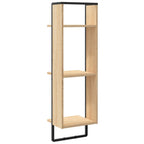 Wandrek 3-Laags Sonoma Eiken – 100 cm