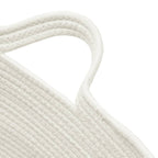 Katoenen Wasmand Beige & Wit – Ø 60 × 36 cm