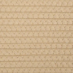 Katoenen Wasmand Beige & Wit – Ø 60 × 36 cm