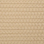 Opbergmand Beige & Wit Katoen – Ø 51 × 33 cm