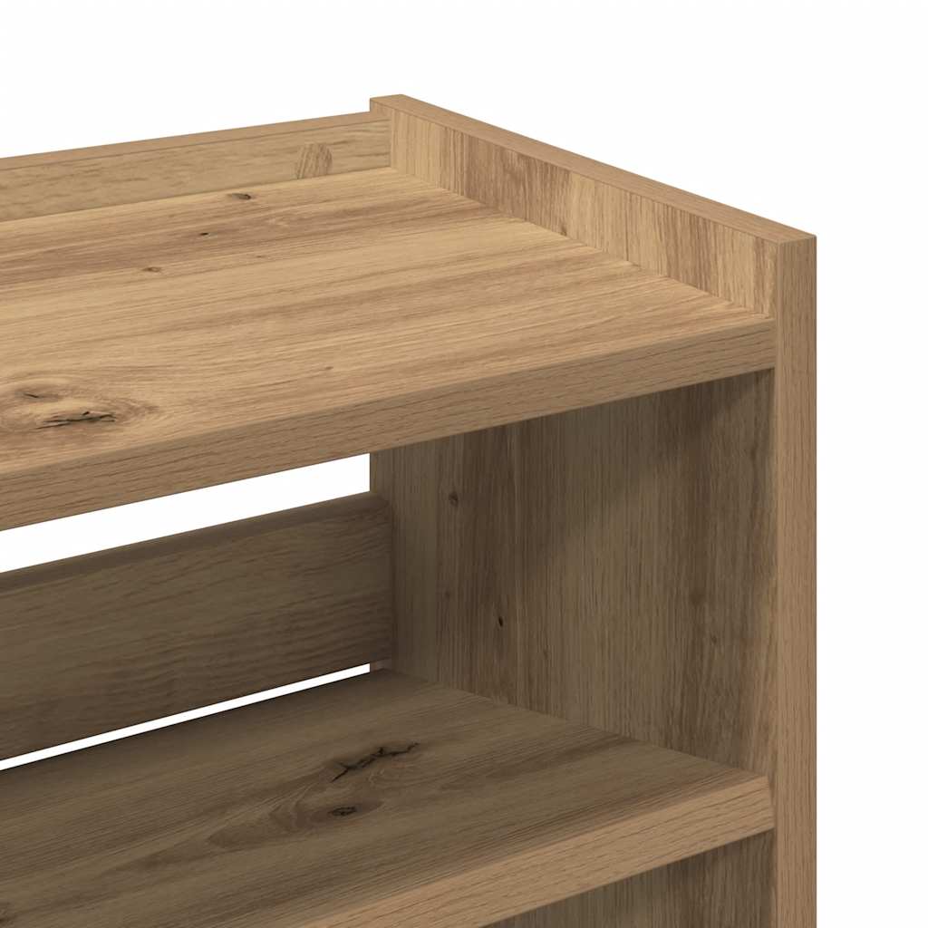 Schoenenrek Artisan Eiken – 60 × 25 × 81 cm