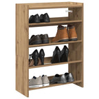 Schoenenrek artisan eiken, 60 × 25 × 81 cm