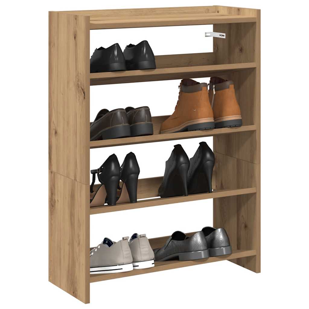 Schoenenrek artisan eiken, 60 × 25 × 81 cm
