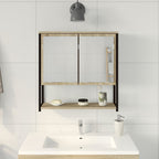 Badkamerspiegel Beige – 60 × 16 × 60 cm
