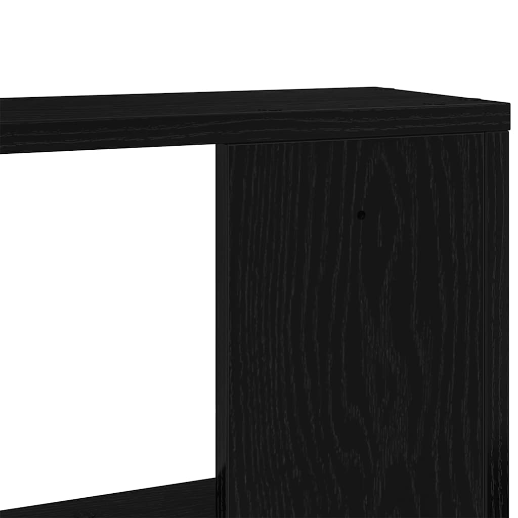 Wandplanken Zwart Eiken – Set van 2