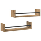 Wandplanken Artisan Eiken – Set van 2