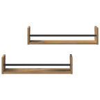 Wandplanken Artisan Eiken – Set van 2