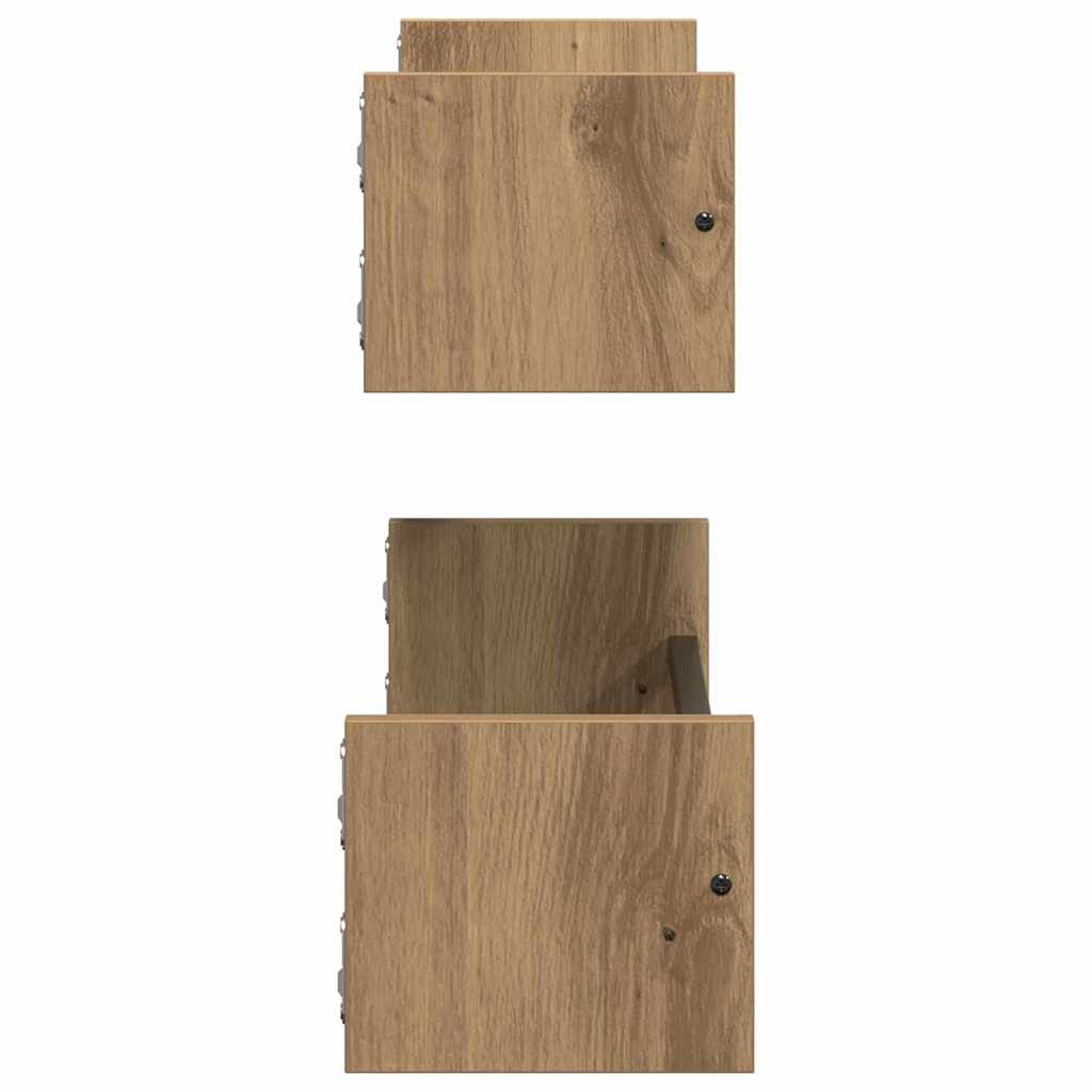 Wandplanken Artisan Eiken – Set van 2