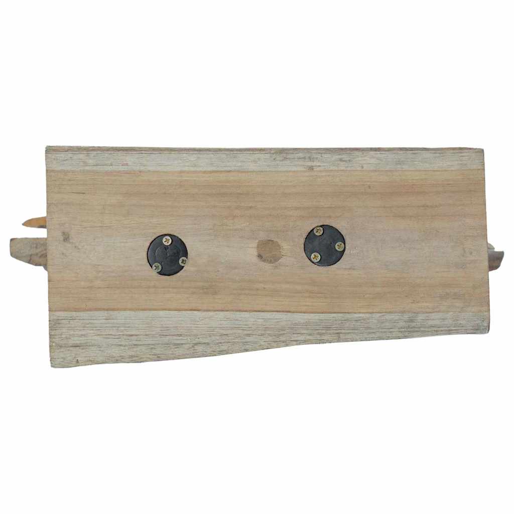 Teakhouten Kerstster met LED’s – 59 cm