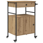 Keukentrolley Artisan Eiken – 56 × 43 × 89,5 cm