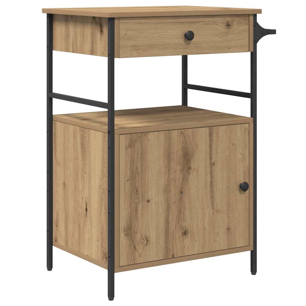 Keukentrolley Artisan Eiken – 56 × 43 × 89,5 cm