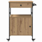 Keukentrolley Artisan Eiken – 56 × 43 × 89,5 cm