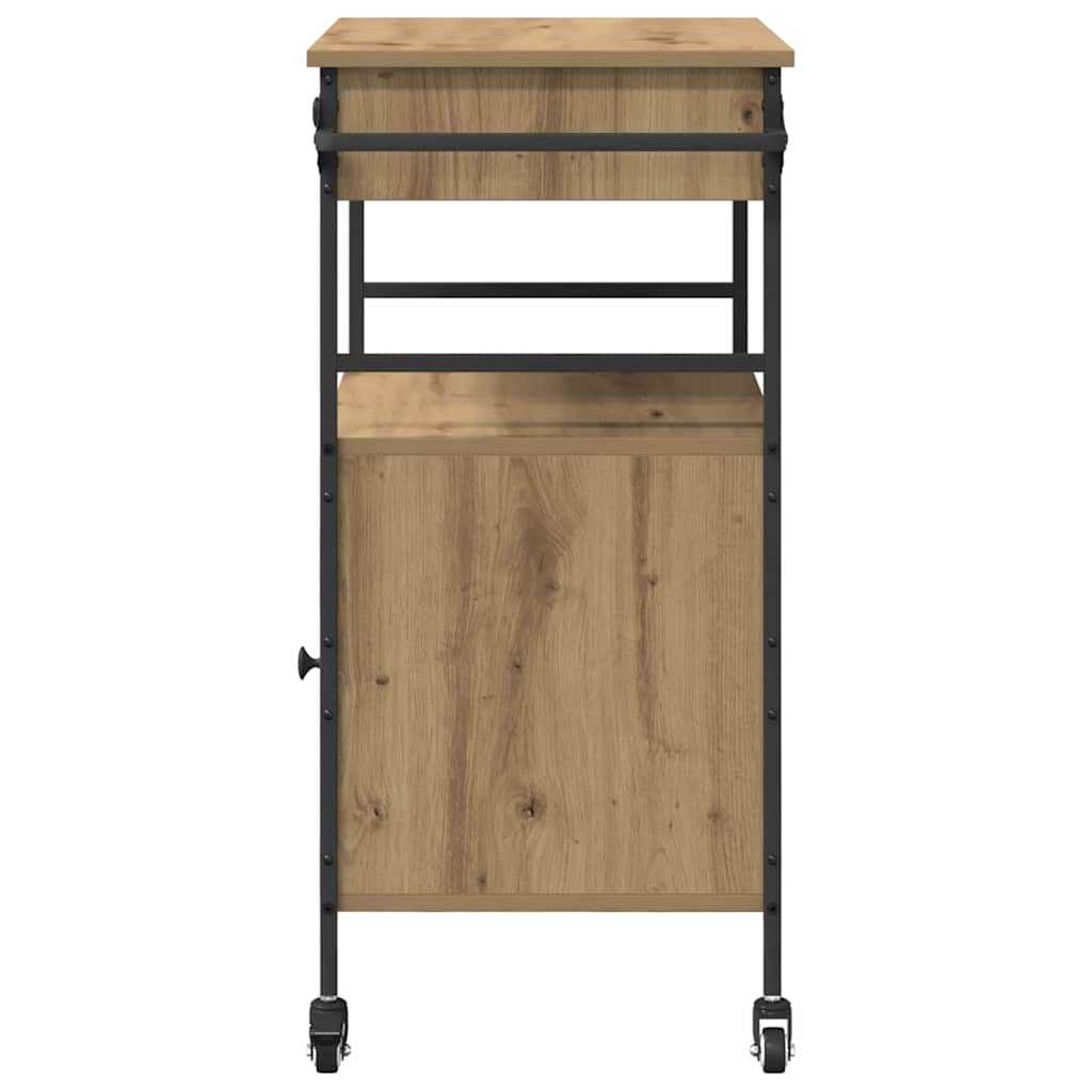 Keukentrolley Artisan Eiken – 56 × 43 × 89,5 cm