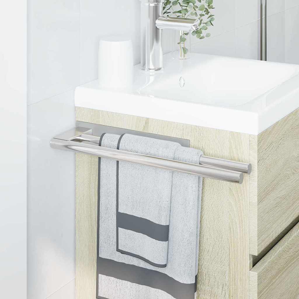 Minimalistisch Handdoekrek RVS – 40 cm