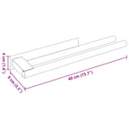 Minimalistisch Handdoekrek RVS – 40 cm