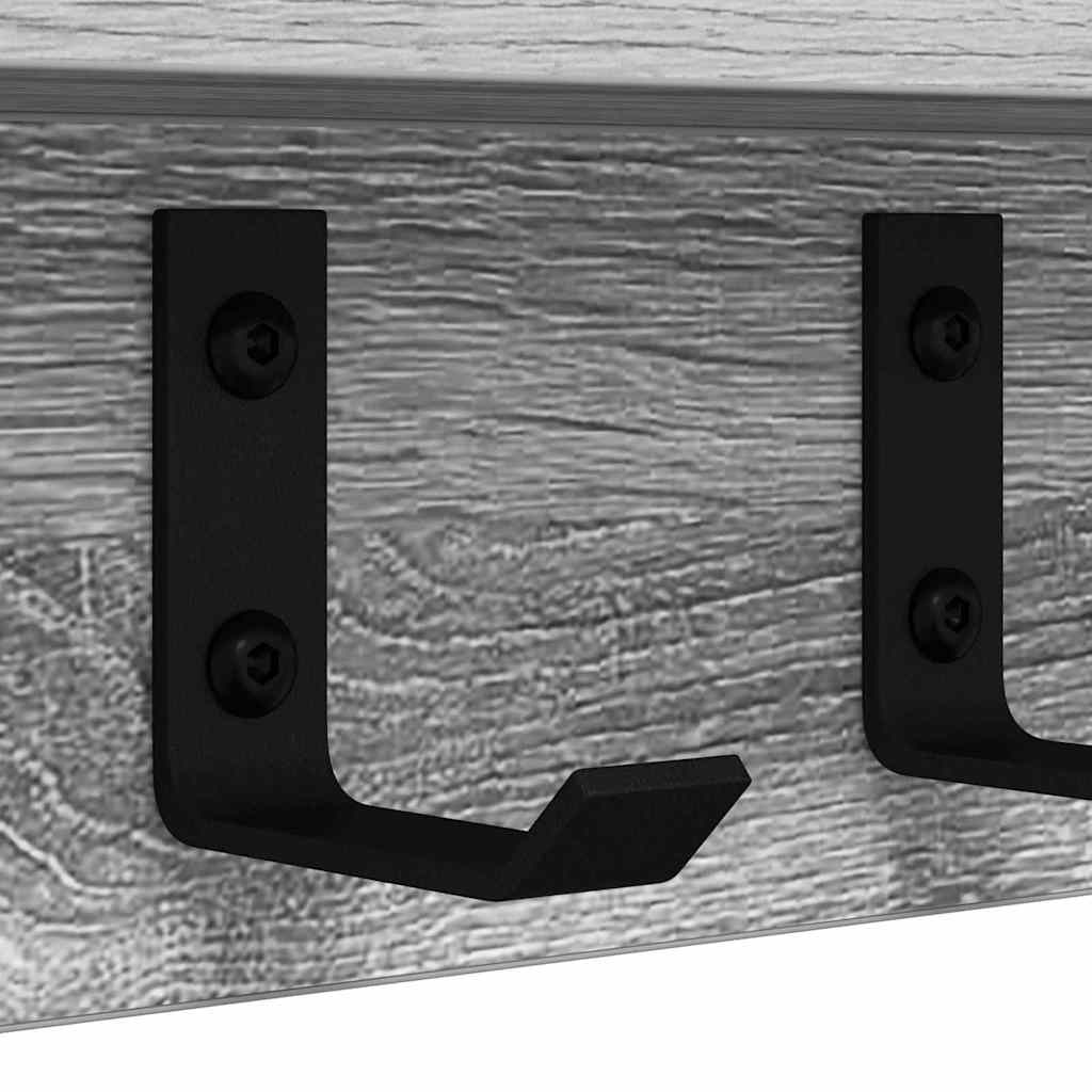 Wandkapstok Grijs Sonoma – Compact