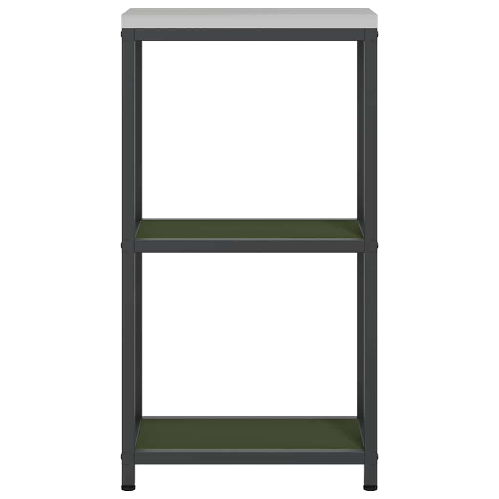 Keukenrek HATTEM Olijfgroen – 30 × 50 × 92 cm