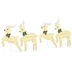 LED Rendieren Goud – Set van 4