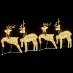 LED Rendieren Goud – Set van 4
