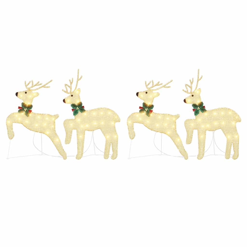 LED Rendieren Goud – Set van 4