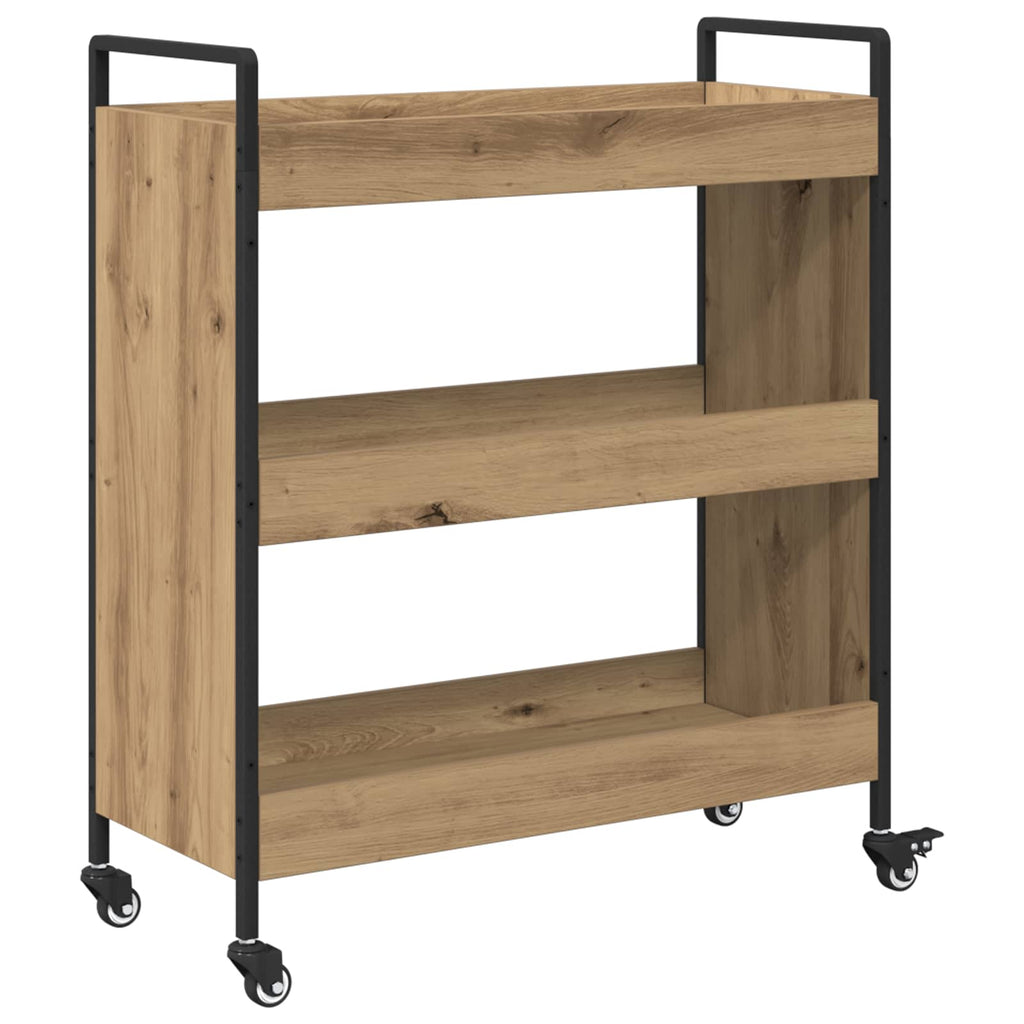 Keukentrolley Artisan Eiken – 70 × 30 × 82 cm