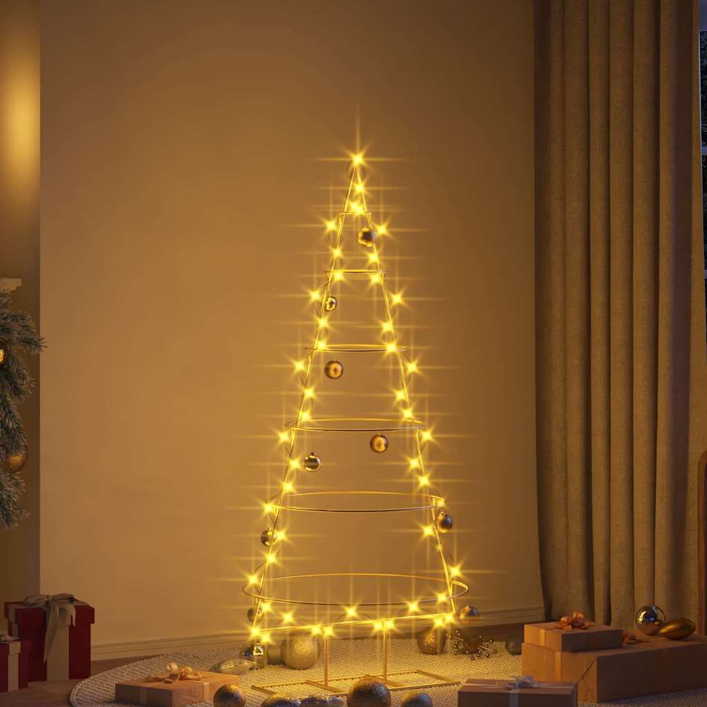 Metalen Kerstboom Goud – 148 cm