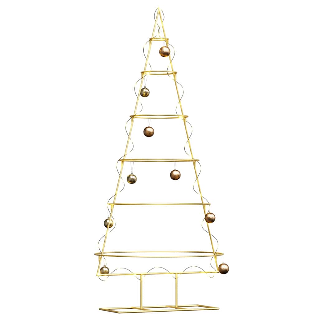Metalen Kerstboom Goud – 148 cm