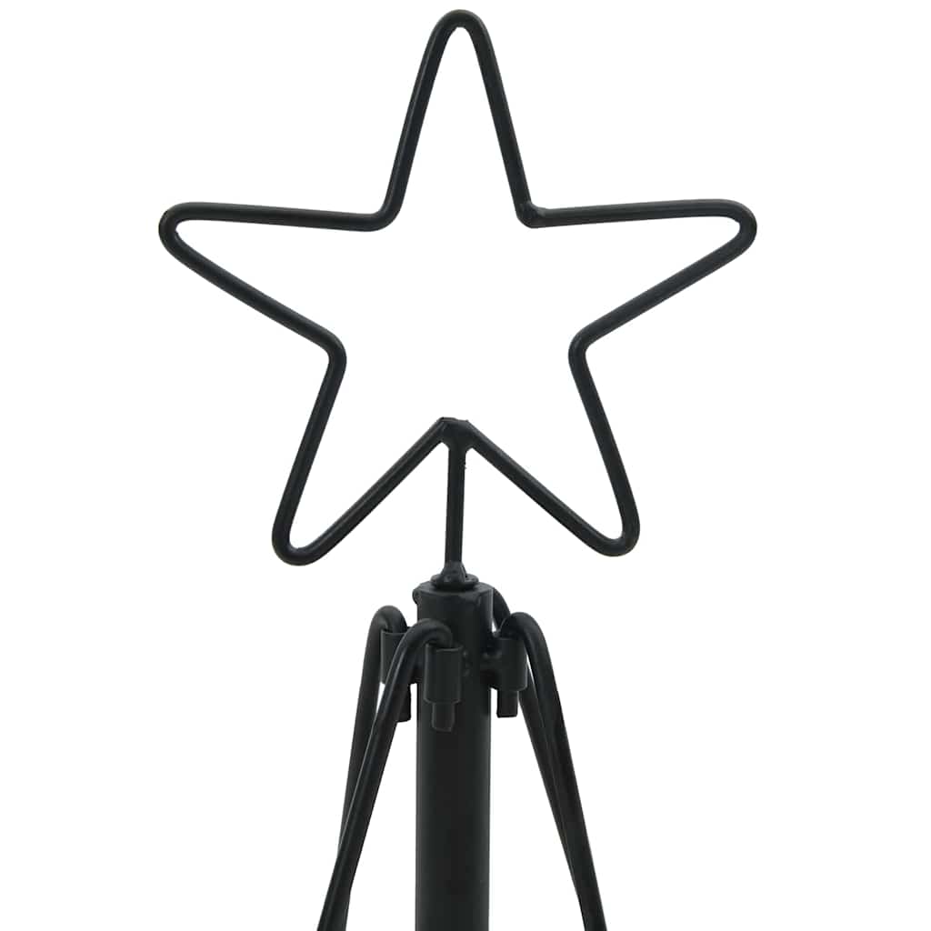 Metalen Kerstboom KUOPIO Zwart – 125 cm