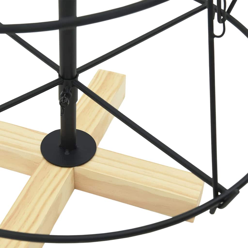 Metalen Kerstboom KUOPIO Zwart – 125 cm
