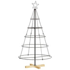 Metalen Kerstboom KUOPIO Zwart – 125 cm