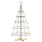 Metalen Kerstboom KUOPIO Zwart – 125 cm