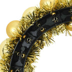 Kerstbal Kransen Goud – Set van 2