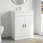 Witte wastafelonderkast, 78,5 × 37,5 × 81 cm