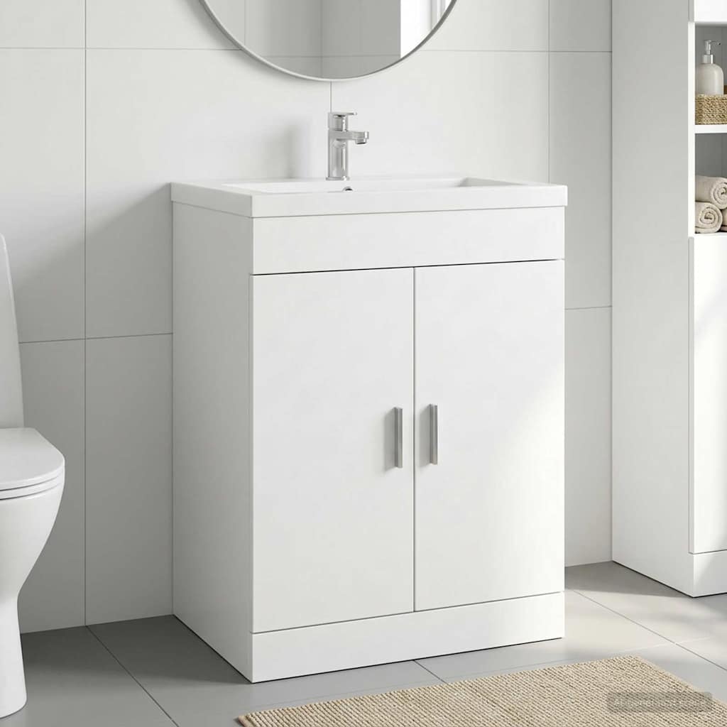 Witte wastafelonderkast, 78,5 × 37,5 × 81 cm