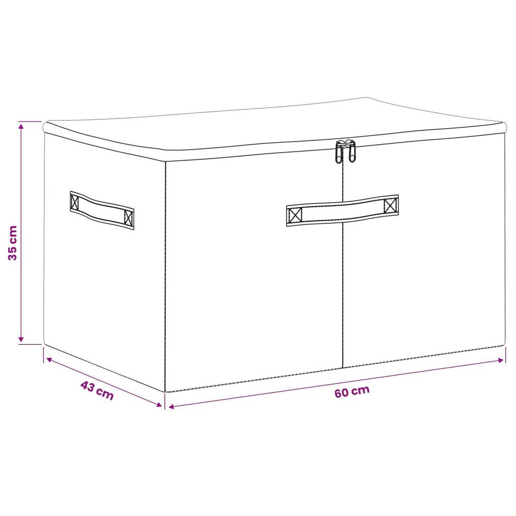 Opbergbox Antraciet – 90,3 L
