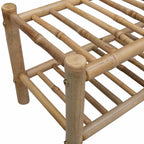 Bamboe Schoenenrek Naturel – 68 × 28 × 30 cm