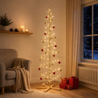 Metalen kerstboom KUOPIO goud, 210 cm