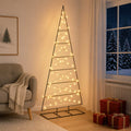 Metalen kerstboom KUOPIO warmwit, 180 cm