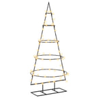 Metalen Kerstboom KUOPIO Warmwit – 125 cm
