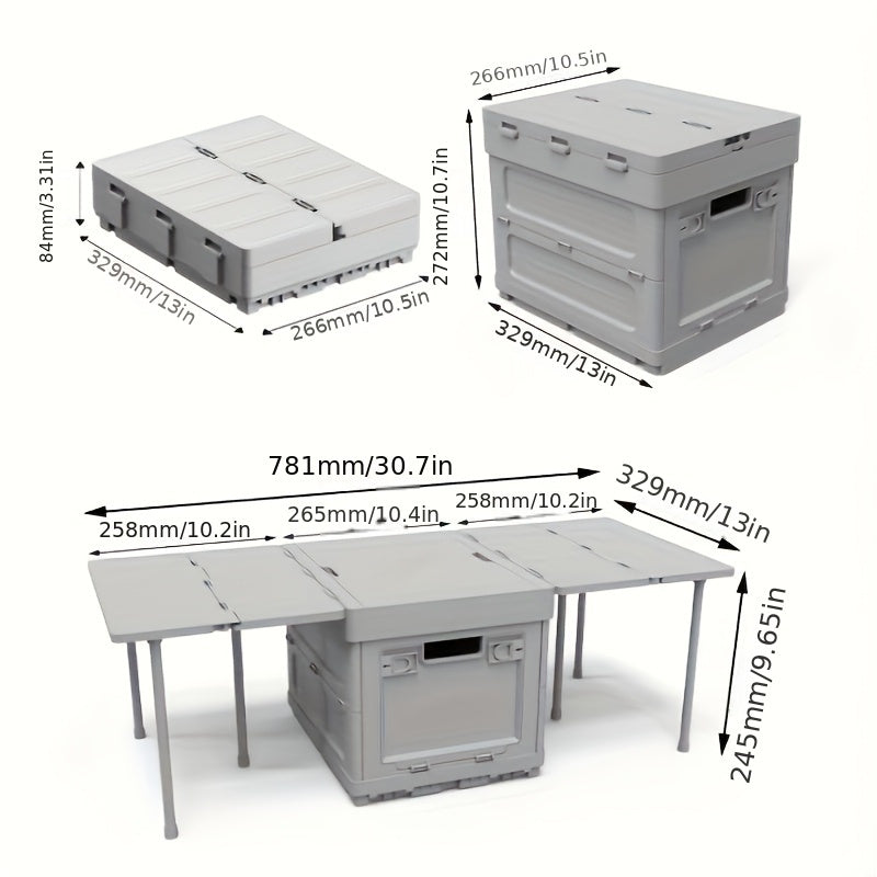 Folding Storage Box for Picnic & Camping Storage-1