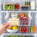 Fridge Storage - Under Shelf Fridge Clip-On Drawer-0