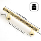 NNEDSZ Gold Solid Zinc Kitchen Cabinet Handles Drawer Bar Handle Pull 96mm-3