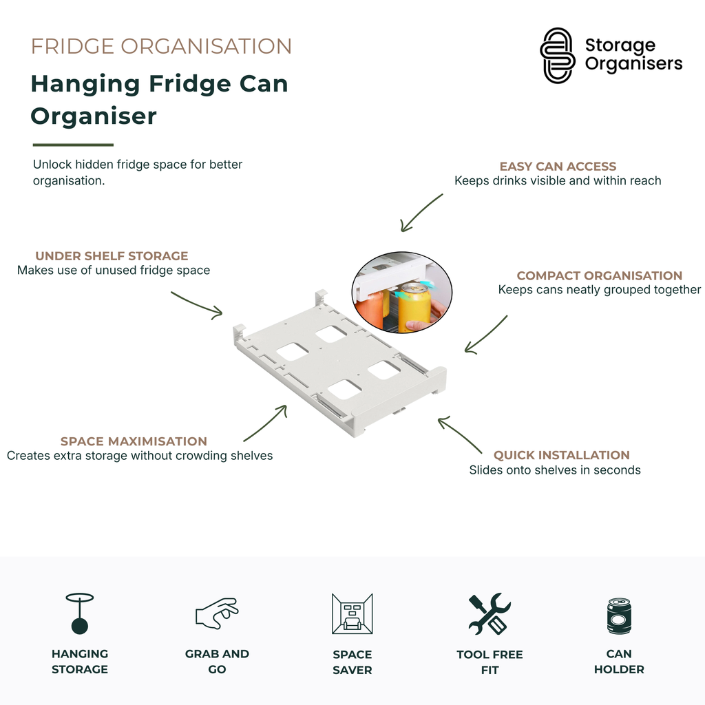 Hanging Fridge Can Organiser-3