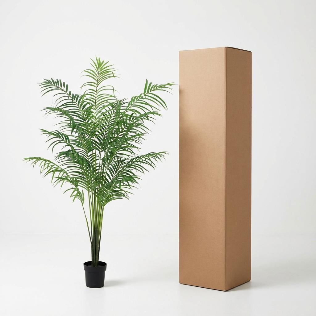 Kentia Palme Kunstpflanze 170cm – Große Kunstpalme Deko Pflanze – Pflegefreie Zimmerpflanze für Wohnzimmer Büro & Empfangsbereich-2