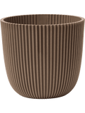 Topf Capi Nature Groove Warm Taupe – Ø25cm – Nachhaltiger Übertopf mit natürlicher Rillenstruktur – Inspiriert von Baumrinde – Für Zimmerpflanzen-0